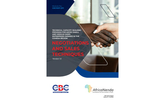 Negotiation & Sales Techniques Module : CBC1007-DFI